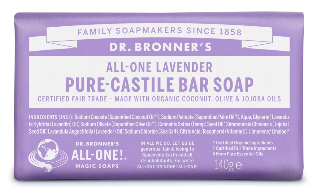 Dr. Bronner's - Lavender Bar Soap på KICKS.se