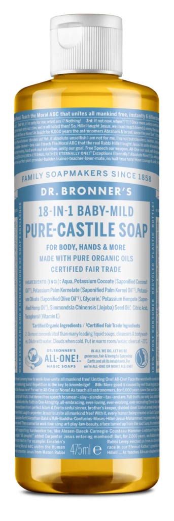 Dr. Bronner's - Baby Unscented Liquid Soap 473 ml på KICKS.se