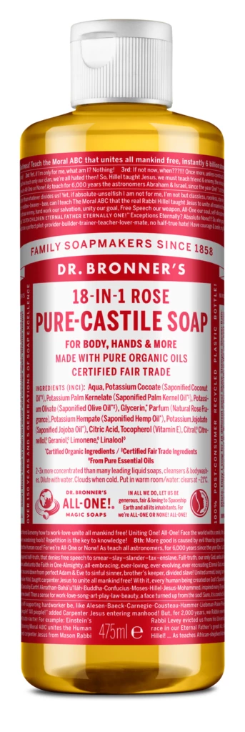 Dr. Bronner's - Rose Liquid Soap 473 ml på KICKS.se