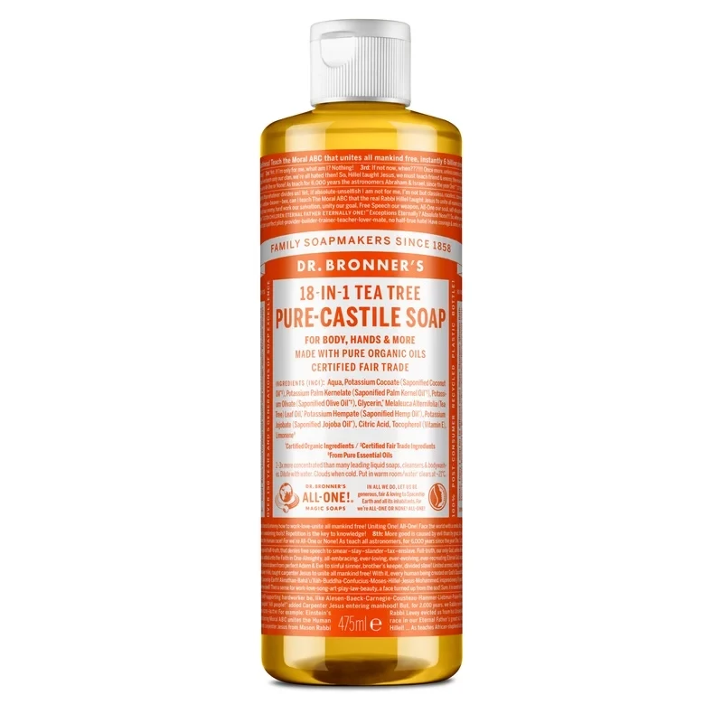 Dr. Bronner's - Tea Tree Liquid Soap 473 ml på KICKS.no