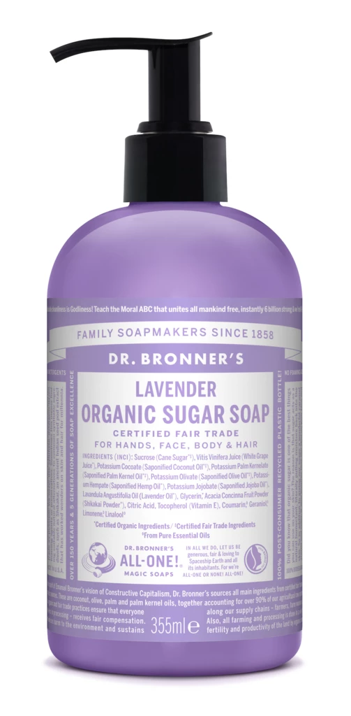 Dr. Bronner's - Lavender Organic Sugar Soap 355 ml på KICKS.se