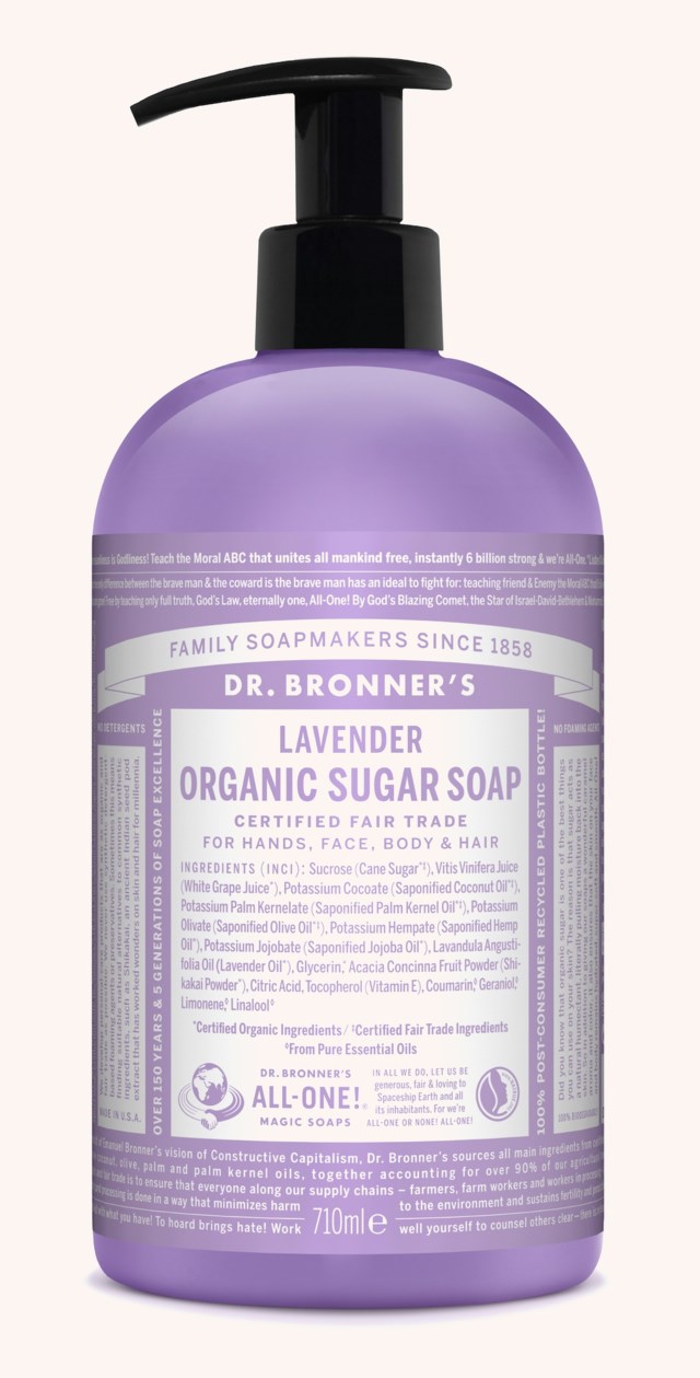 Lavender Organic Sugar Soap 709 ml Lavender Organic Sugar Soap 709 ml