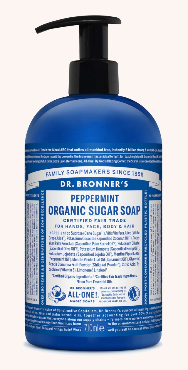Peppermint Organic Sugar Soap 709 ml Peppermint Organic Sugar Soap 709 ml