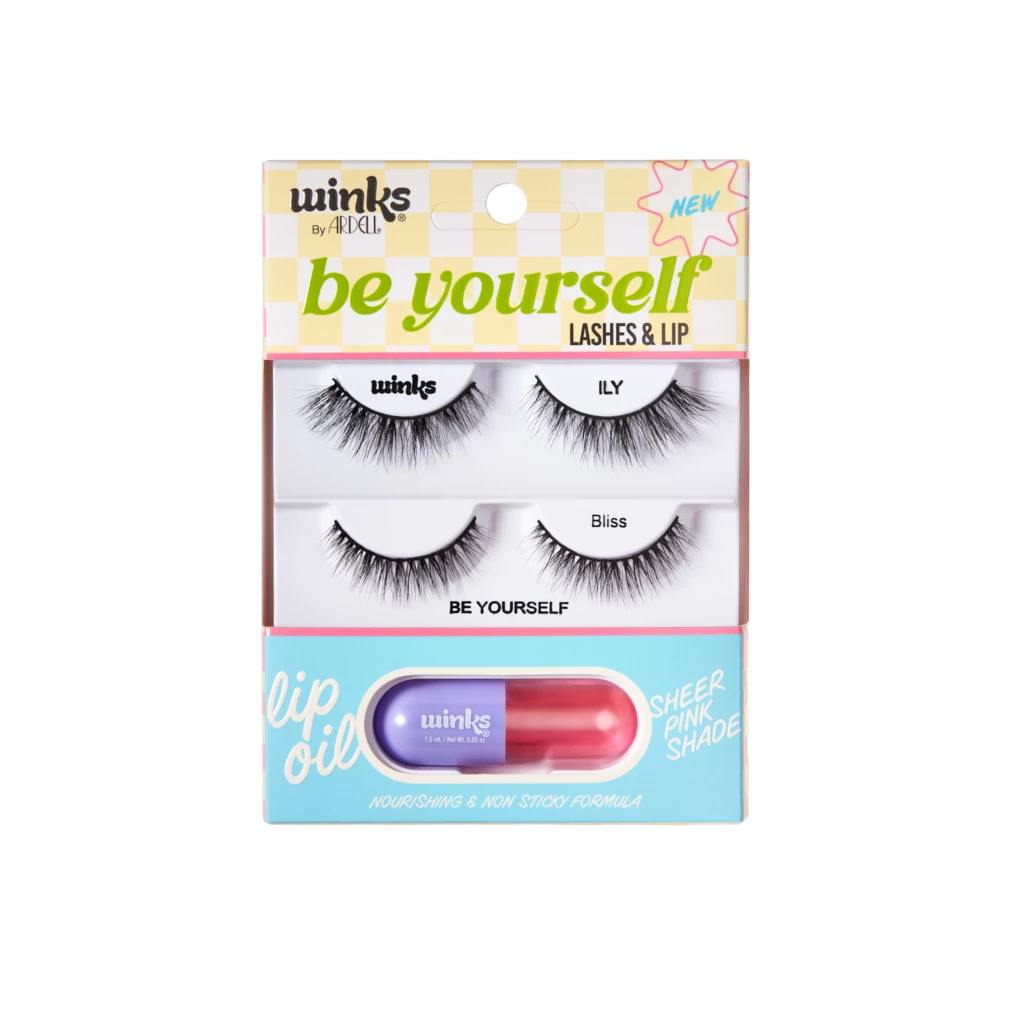 Ardell - Winks Be Yourself ILY + Bliss Lashes & Lip Kitosoitteessa Kicks.fi