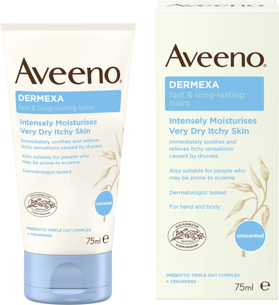 Aveeno - Dermexa Fast & Long Lasting Balm 75 ml på KICKS.se