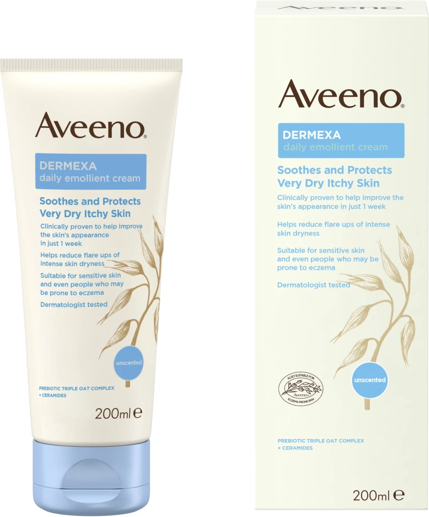 Aveeno - Dermexa Daily Emollient Cream 200 ml på KICKS.se
