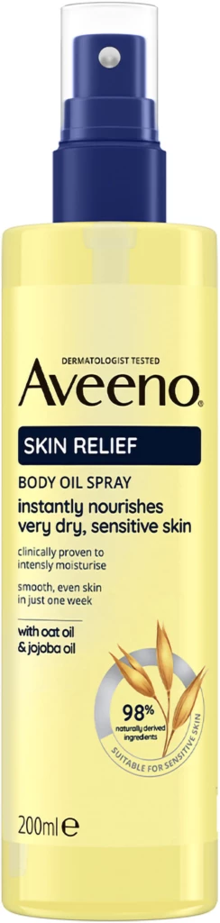 Aveeno - Skin Relief Body Oil Spray 200 ml på KICKS.se