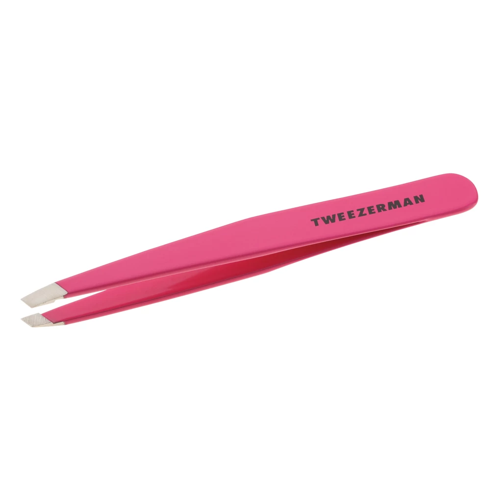 Tweezerman - Slant Tweezer Leopard Print Pink på KICKS.se