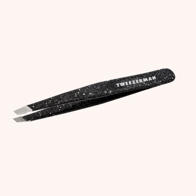 Slant Tweezer Leopard Print Sparkling Black Slant Tweezer Leopard Print Sparkling Black