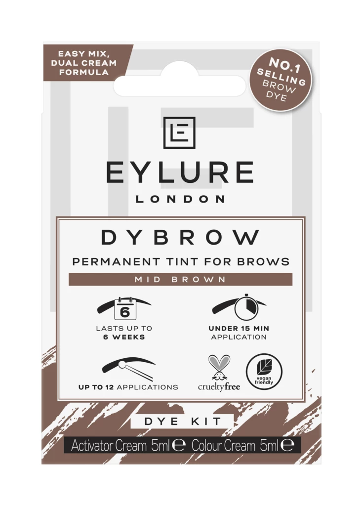 Eylure - Dybrow Permanent Tint For Brows Mid Brown på KICKS.no