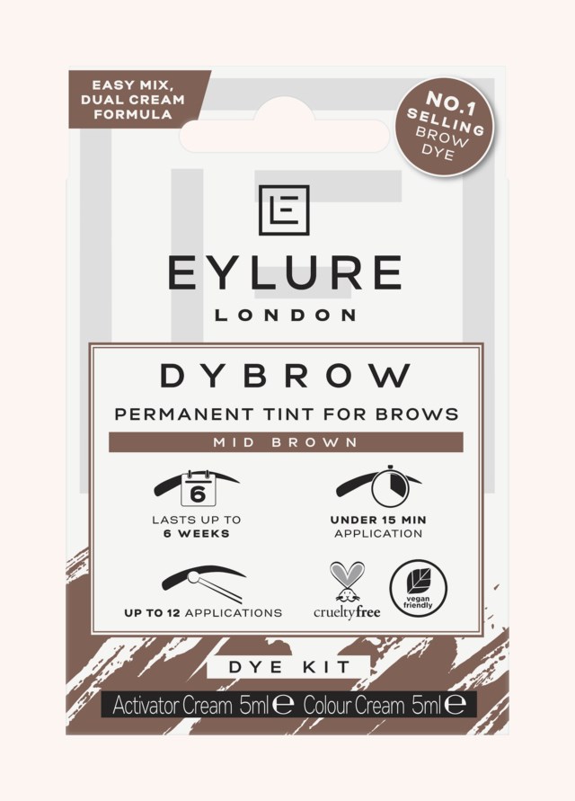 Dybrow Permanent Tint For Brows Mid Brown Dybrow Permanent Tint For Brows Mid Brown