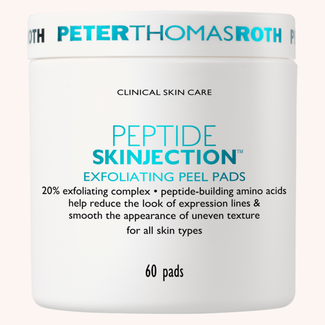 Peptide Skinjection™ Exfoliating Peel Pads 60 stk Peptide Skinjection™ Exfoliating Peel Pads 60 stk