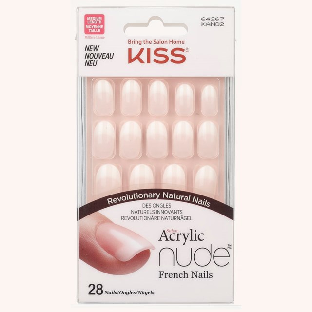 Salon Acrylic French Nails Nude 2 Salon Acrylic French Nails Nude 2