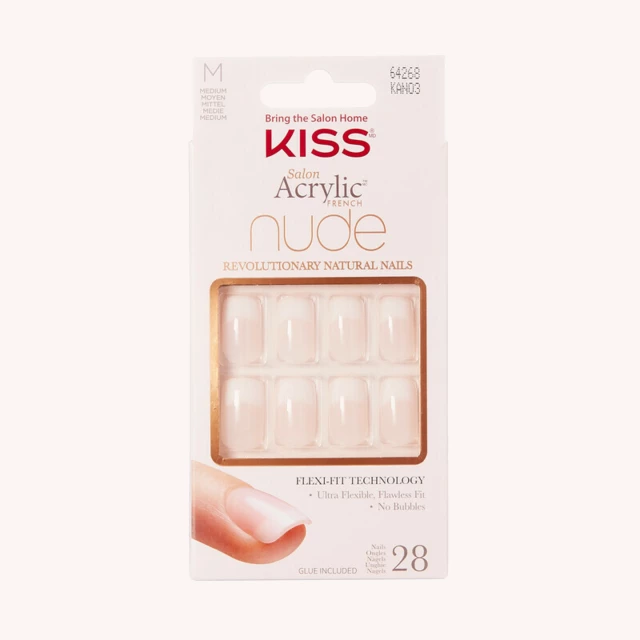 Salon Acrylic French Nails Nude 3 Salon Acrylic French Nails Nude 3