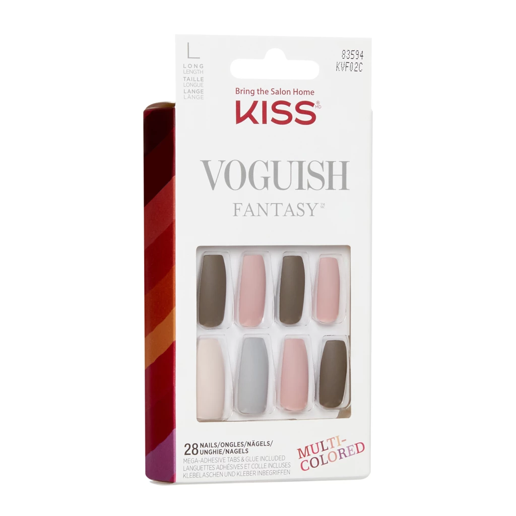 Kiss - Vougish Fantasy Artificial Nail 83593 Multicolor på KICKS.se