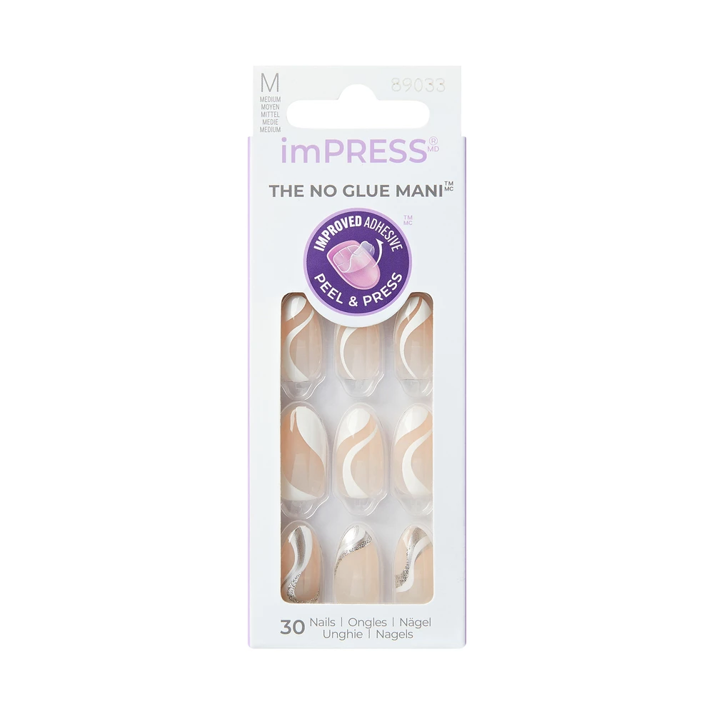 Kiss - ImPRESS Artificial Nail - On My Mind 30 pcs på KICKS.no
