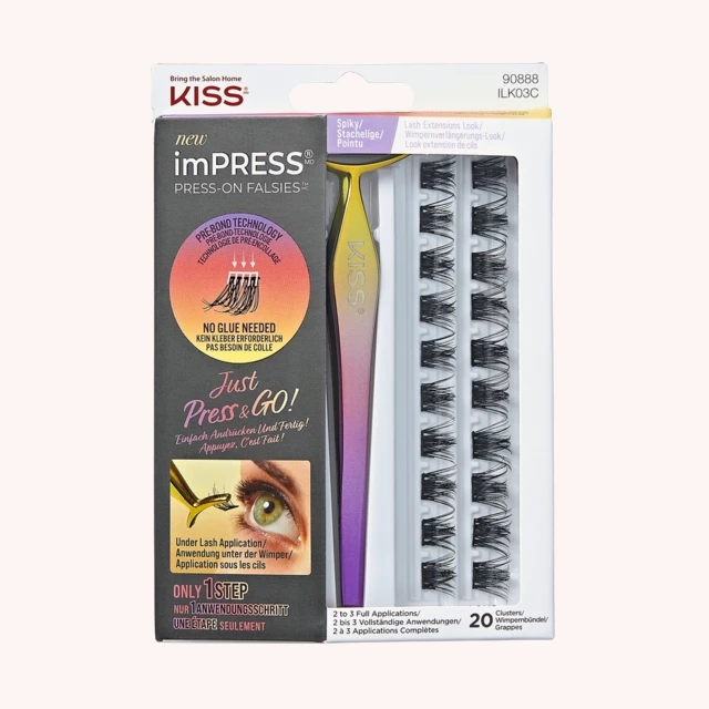 Press On Falsies Spiky Kit 03 False Lashes 20 pcs Press On Falsies Spiky Kit 03 False Lashes 20 pcs