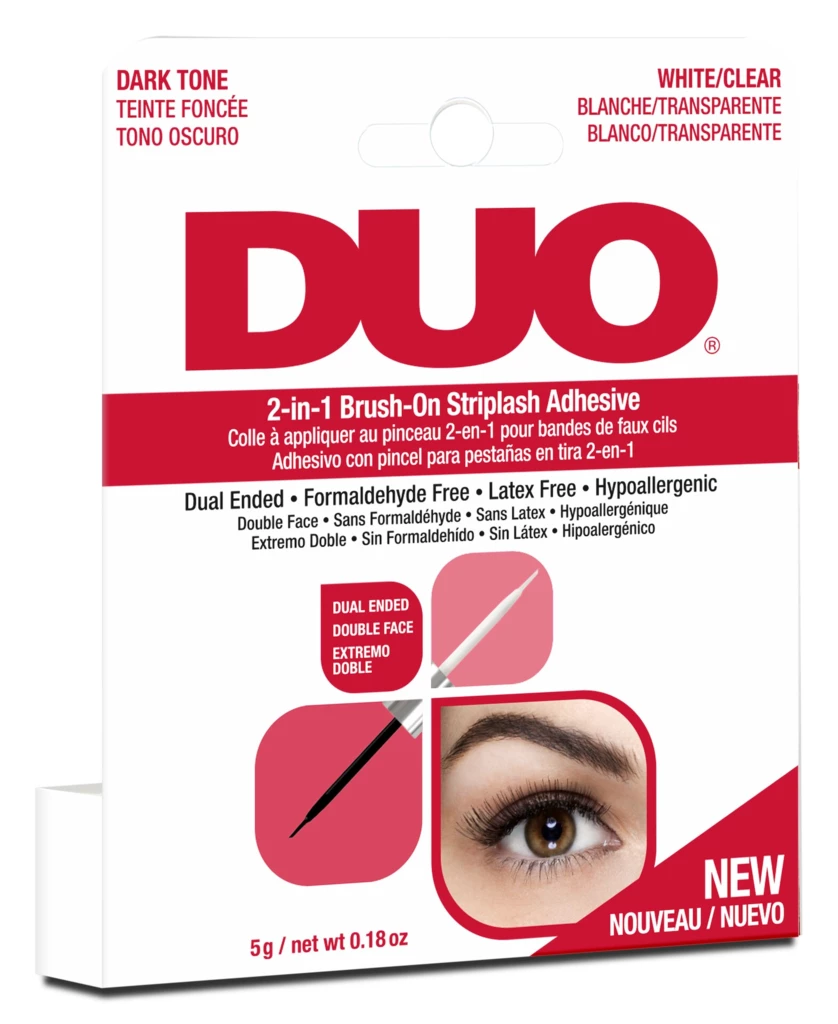 Ardell - DUO 2-In-1 Brush-On Lash Adhesive Dark/Clear på KICKS.se