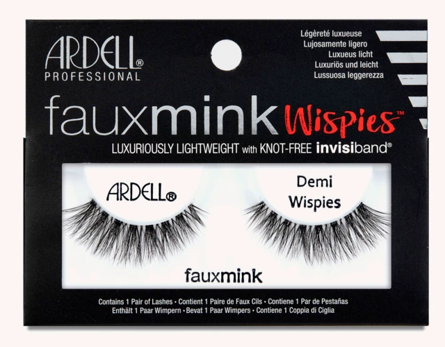 Faux Mink Demi Wispies False Lashes Black Faux Mink Demi Wispies False Lashes Black