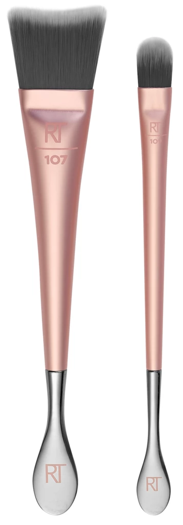 Real Techniques - Face + Eye Jar Brush Peach på KICKS.no