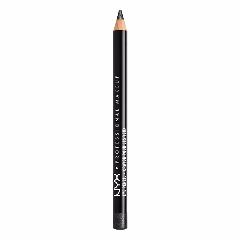 NYX Professional Makeup - Slim Eye Pencil Black Shimmer på KICKS.no