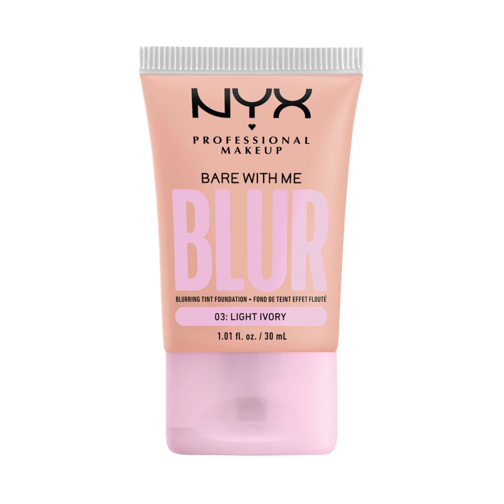 NYX Professional Makeup Bare With Me Blur Tint Foundation 03 Light Ivory - 30 ml