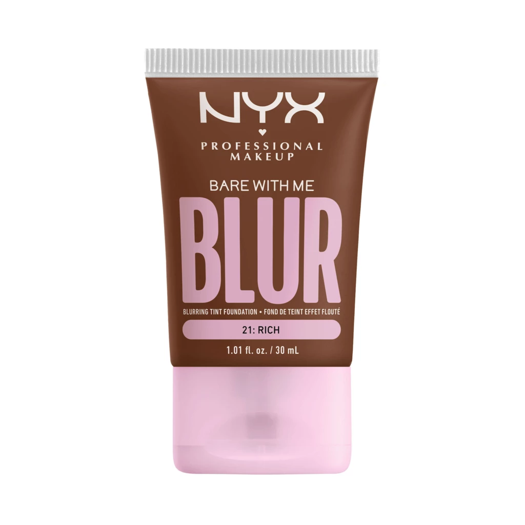NYX Professional Makeup Bare With Me Blur Tint Foundation 21 Rich - 30 ml