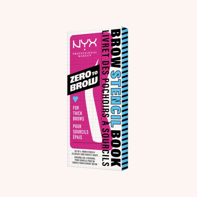 Zero To Brow Stencil 02 For Thick Brows Zero To Brow Stencil 02 For Thick Brows