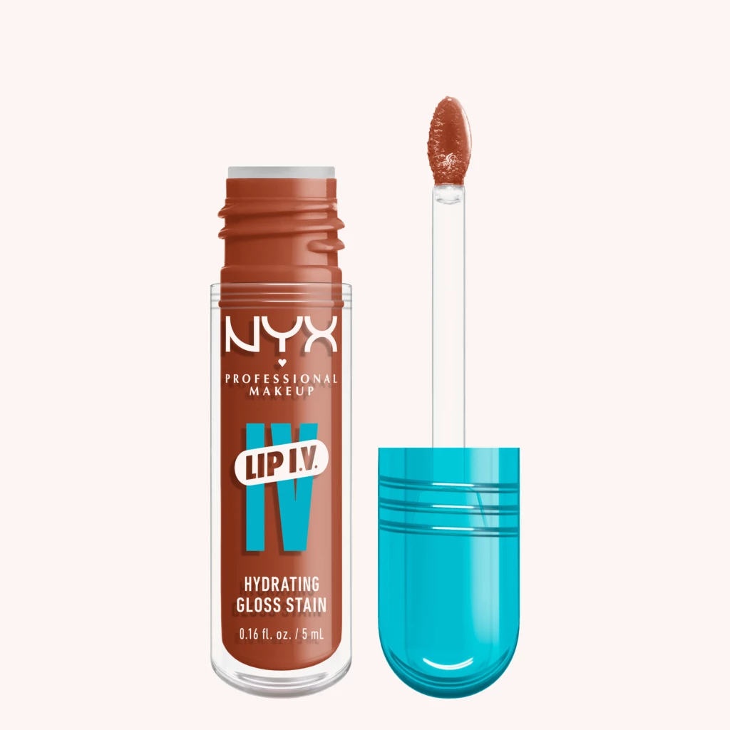 Lip I.V. Hydrating Gloss Stain 01 Caramel Drip