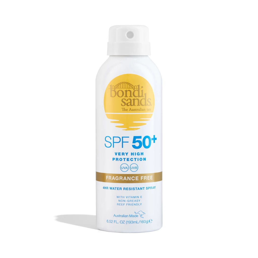 Bondi Sands - Fragrance Free Sunscreen Spray SPF50+ på KICKS.no