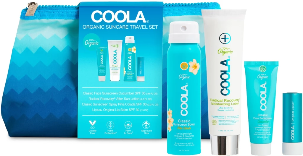 COOLA - Signature 4 Piece Travel Kitosoitteessa Kicks.fi