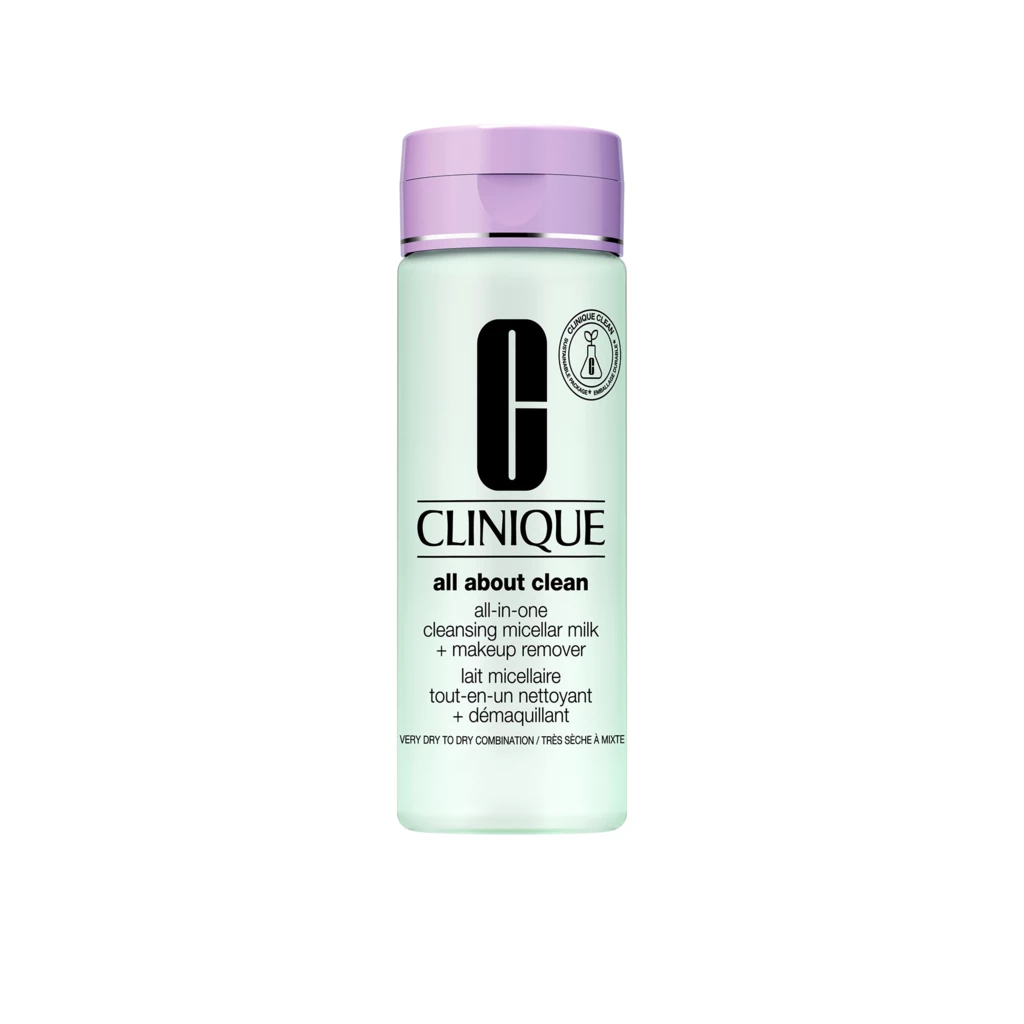Clinique - All-In-One Cleansing Micellar Milk + Makeup Remover Skin Type 1 & 2 200 mlosoitteessa Kicks.fi