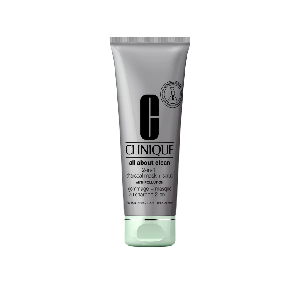 Clinique - All About Clean Charcoal Mask + Scrub Anti-Pollution 100 ml på KICKS.se