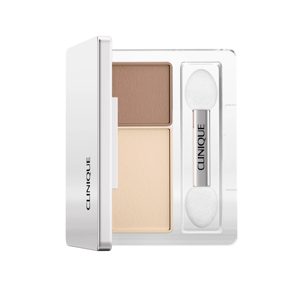 Clinique - All About Shadow Duo Eyeshadow Ivory Bisque / Bronze Satinosoitteessa Kicks.fi