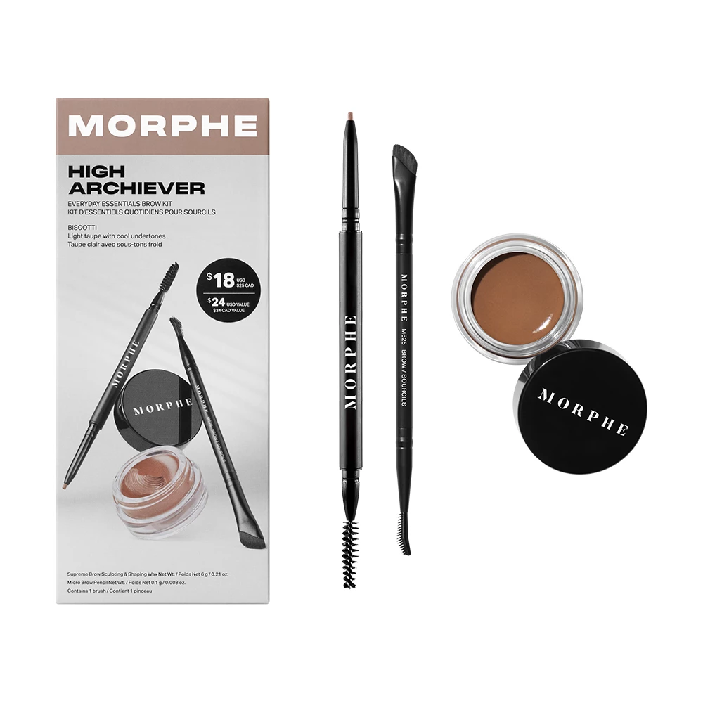 Morphe - High Archiever Everyday Essentials Brow Kit Biscotti på KICKS.se