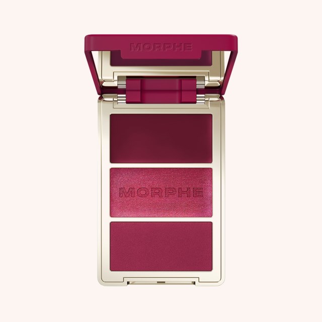 Cheek Thrills Multi-Finish Face Trio Wine & Dine