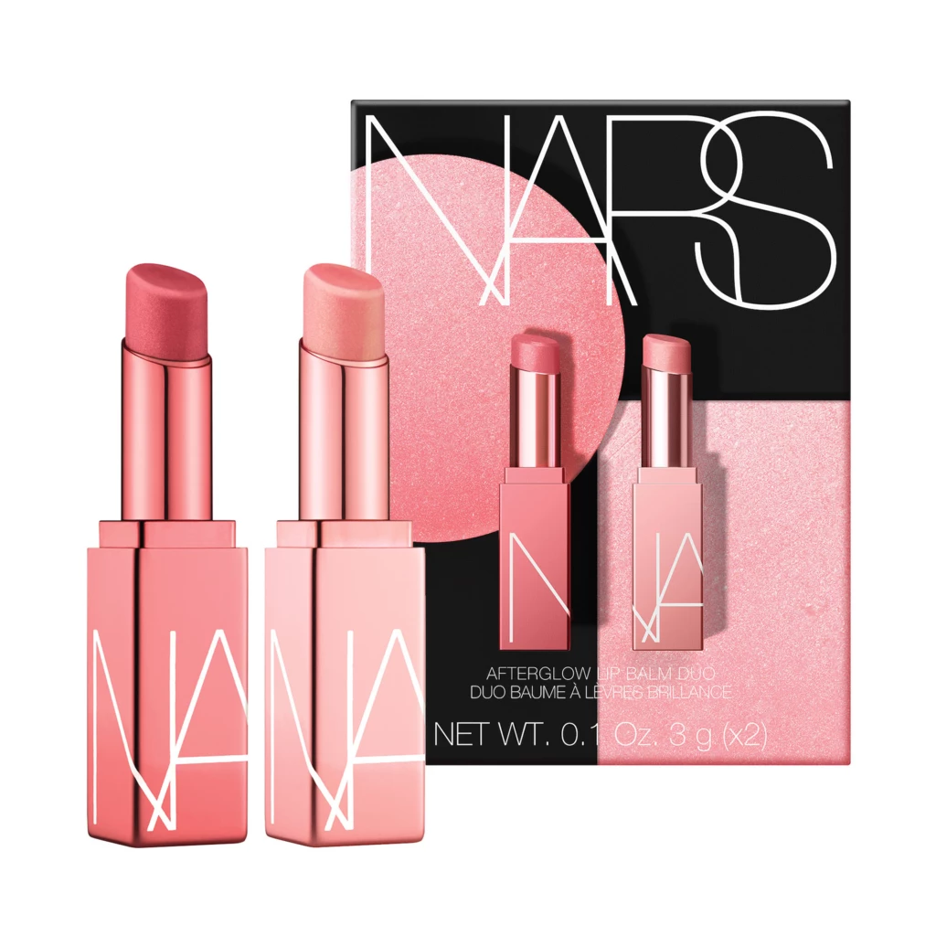 NARS - Afterglow Lip Balm Duo Orgasm & Dolce Vita på KICKS.no