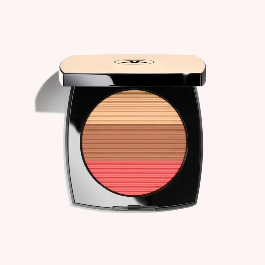 Harmony Of Three Heatlhy Glow Powders. Bronzer, Blush And Highlighter. For Face And Décolleté. Oversize Format.