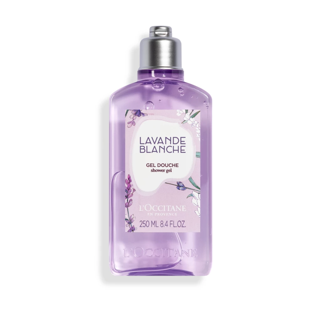 L'Occitane - White Lavender Shower Gel 250 ml på KICKS.no