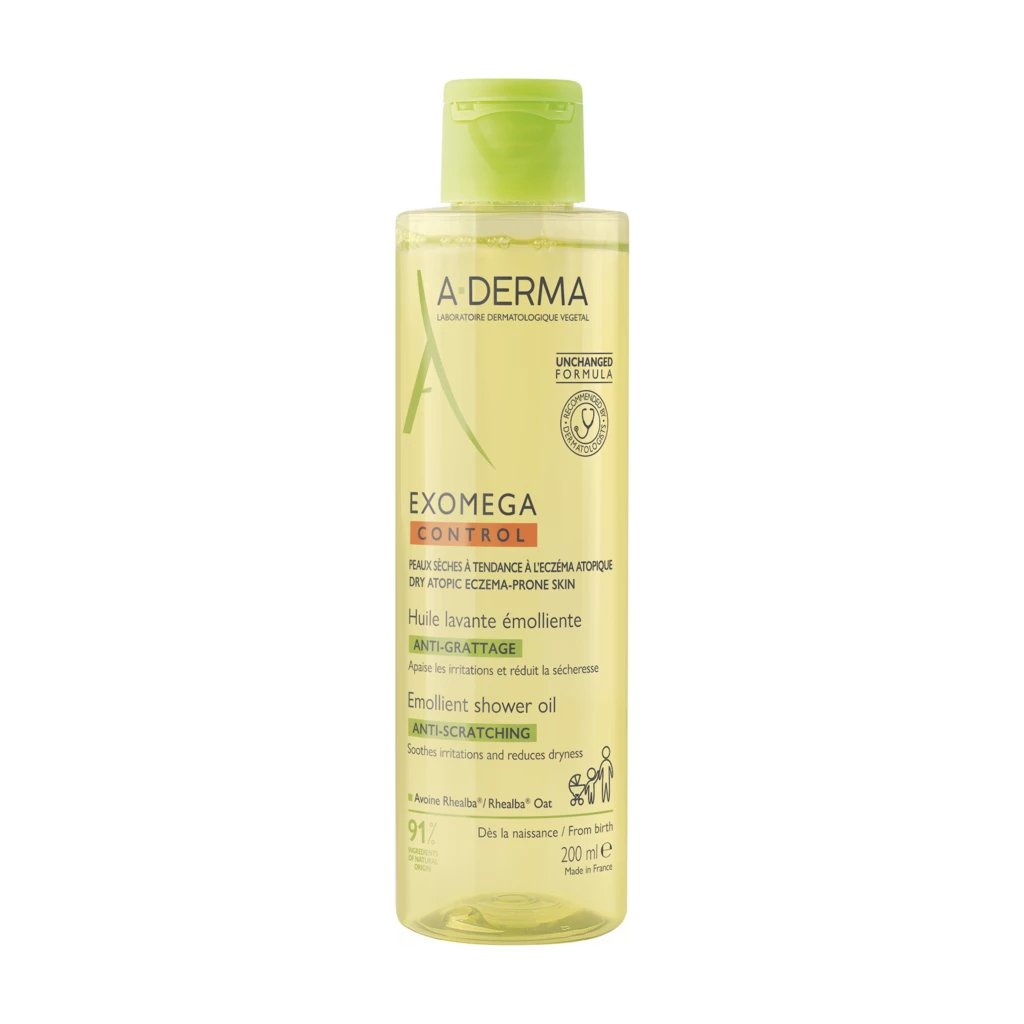 A-Derma - Exomega Control Shower Oil 200 ml på KICKS.se