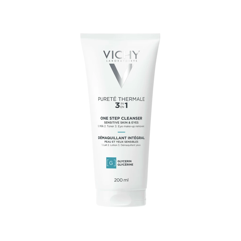Vichy - Pureté Thermale 3-In-1 One Step Cleanser Sensitive Skin 200 ml på KICKS.se