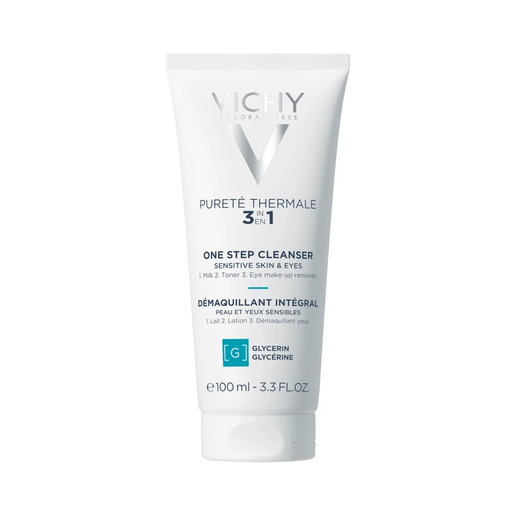 Vichy - Pureté Thermale 3-In-1 One Step Cleanser Sensitive Skin 100 ml på KICKS.se