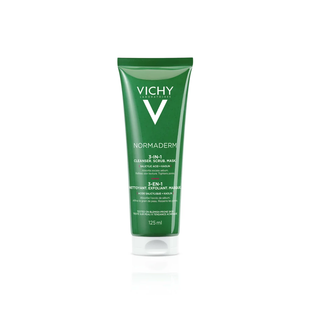 Vichy - Normaderm 3-In-1 Scrub + Cleanser + Mask 125 ml på KICKS.se
