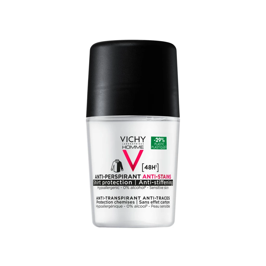 Vichy - Homme 48H Anti-stain Anti-perspirant Deodorant Roll-On 50 ml på KICKS.se