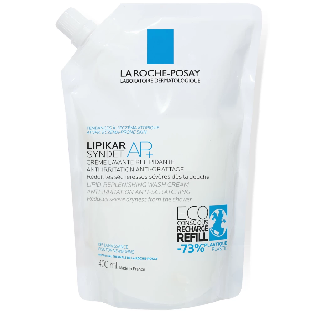 La Roche-Posay - Lipikar Syndet AP+ Cream Wash Refill 400 ml på KICKS.se