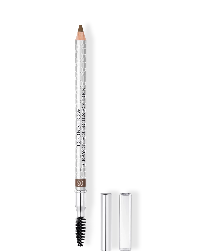 Christian Dior Diorshow, Waterproof, Double-Ended, Eyebrow Cream Pencil & Brush 2-In-1, 03, Brown, 1.19 g