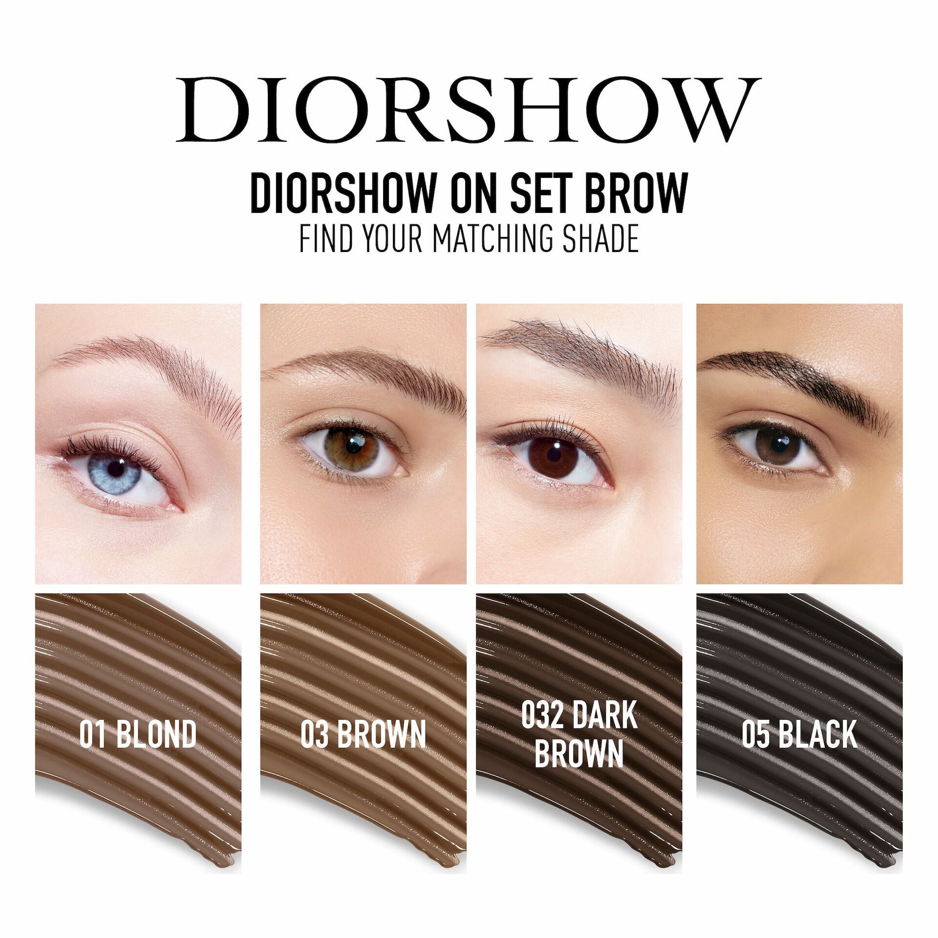Diorshow On Set Brow Mascara 003 Brown DIOR KICKS