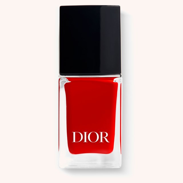 Vernis Nail Polish With Gel Effect And Couture Color 999 Rouge Vernis Nail Polish With Gel Effect And Couture Color 999 Rouge
