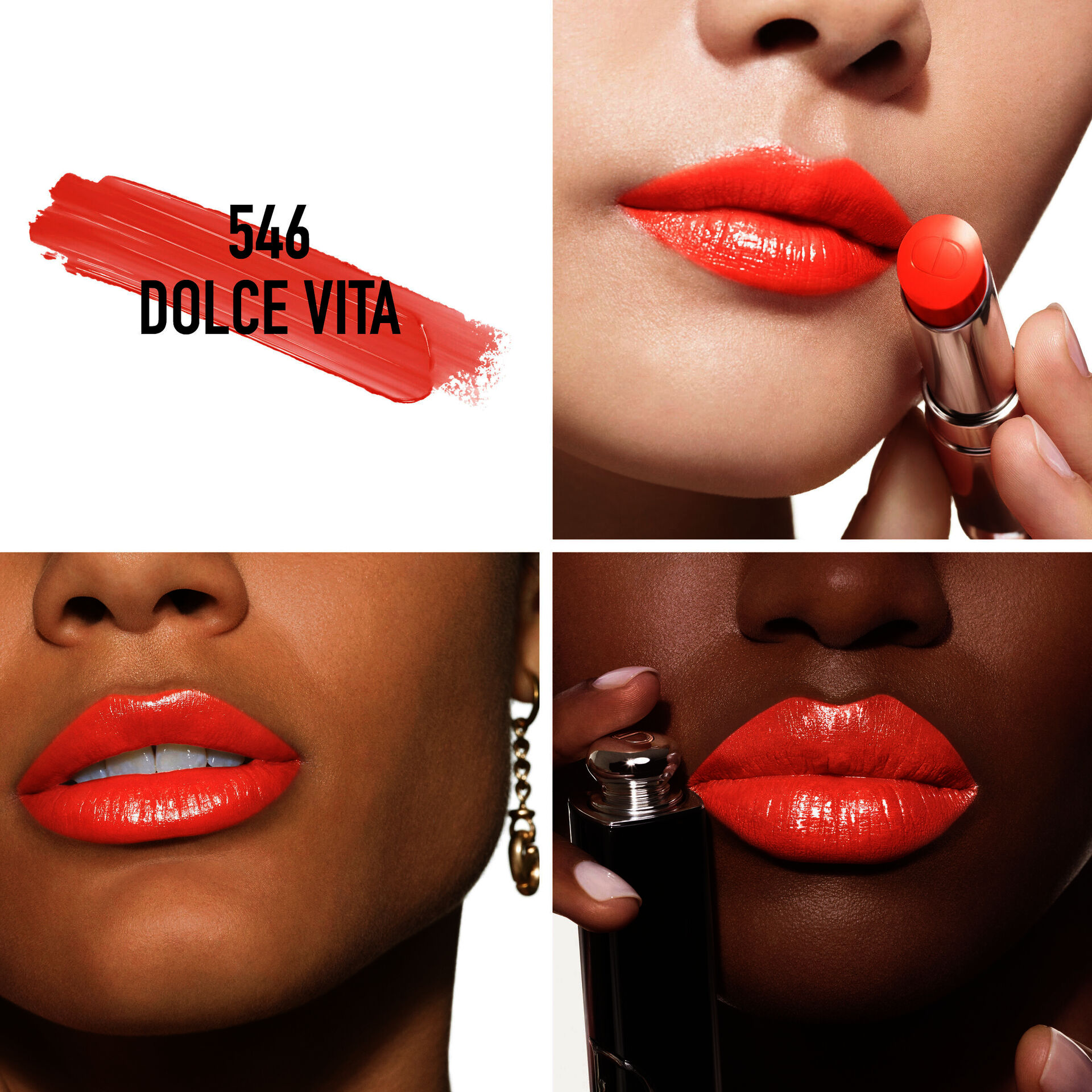 Dior Addict Refill Shine Lipstick 90 Natural Origin 546 Dolce Vita DIOR KICKS