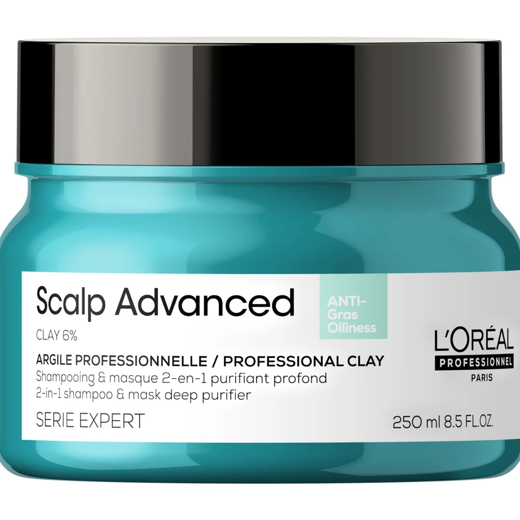 L'Oréal Professionnel - Scalp Advanced Anti-Oiliness 2-in-1 Deep Purifier Clay 250 ml på KICKS.se